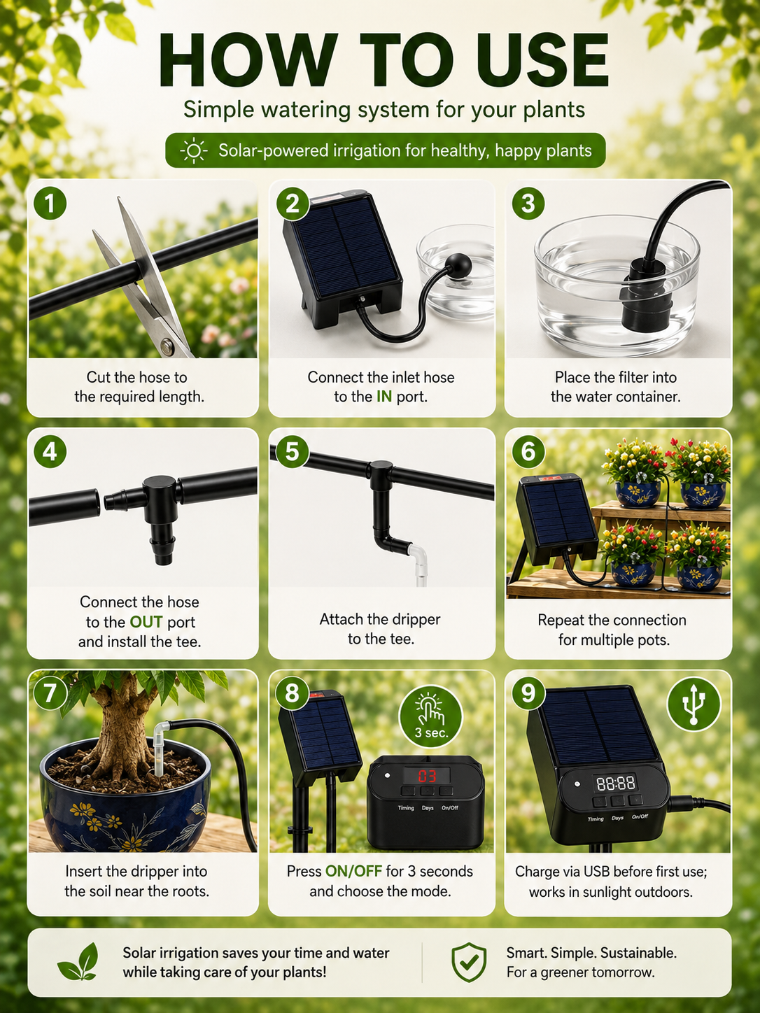 Smart Solar Drip Kit 15