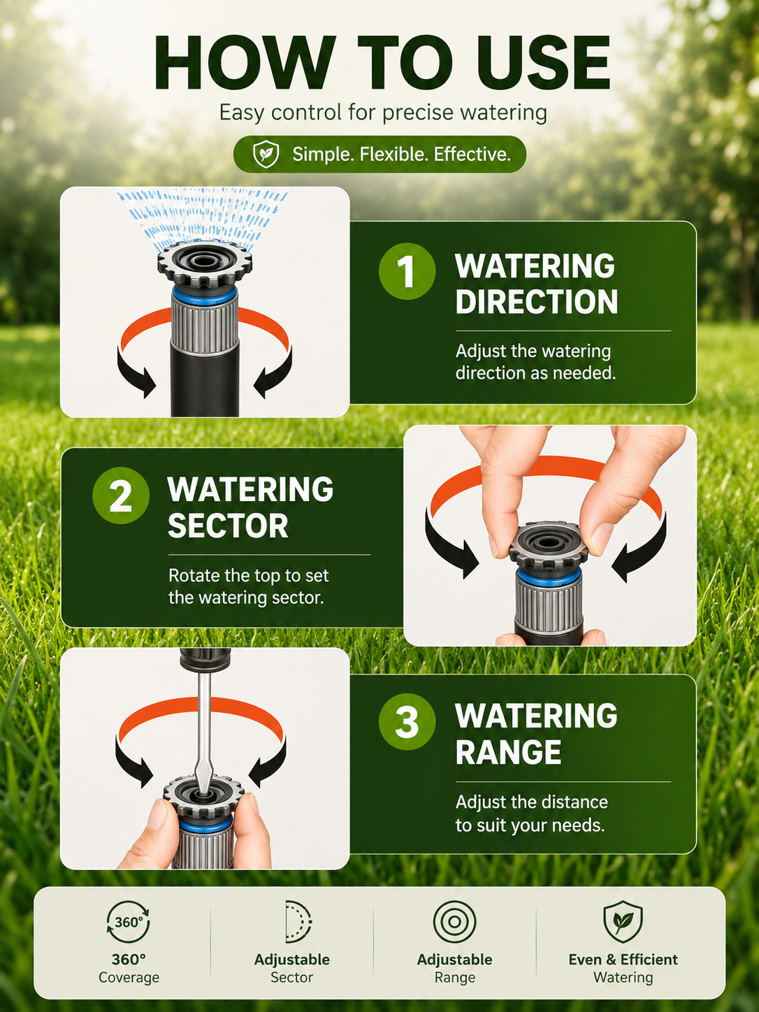 Solar-Powered Automatic Drip Irrigation Kit