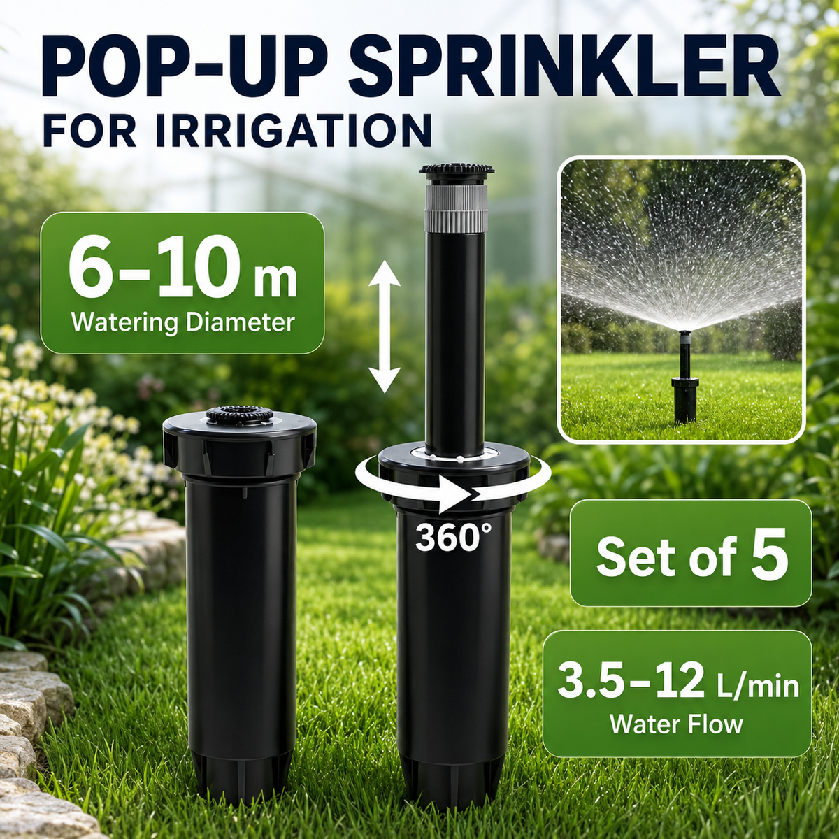 Solar-Powered Automatic Drip Irrigation Kit