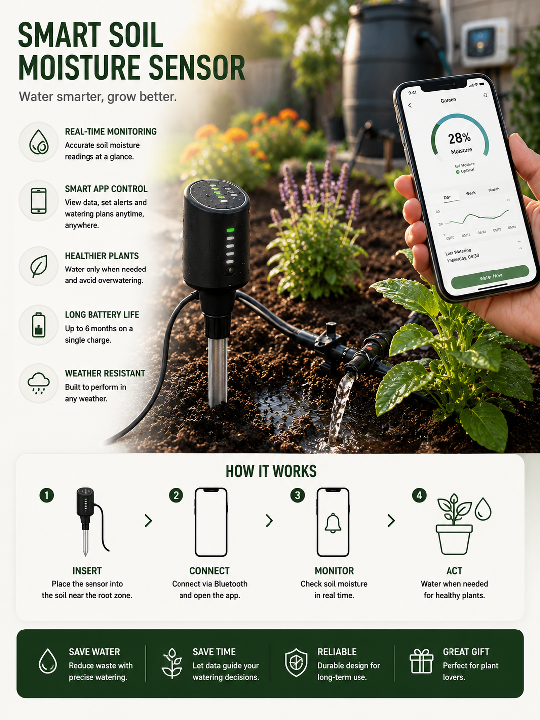 Automatic Indoor Houseplant Drip Irrigation Pump Kit