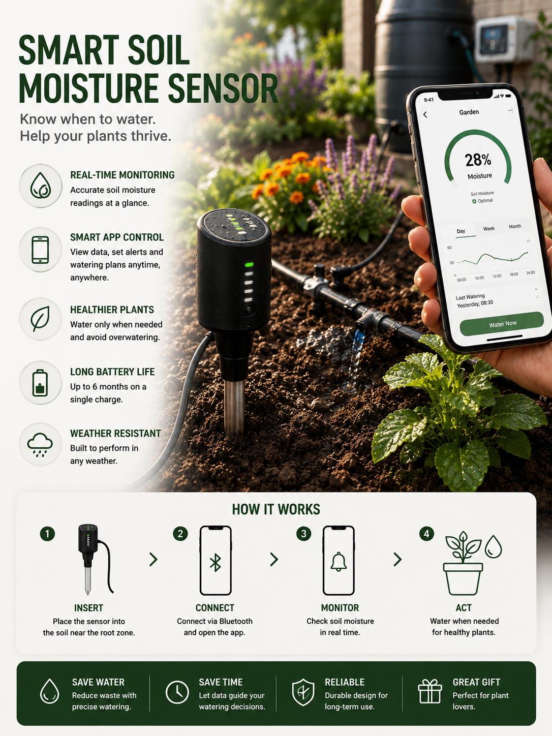 Automatic Indoor Houseplant Drip Irrigation Pump Kit