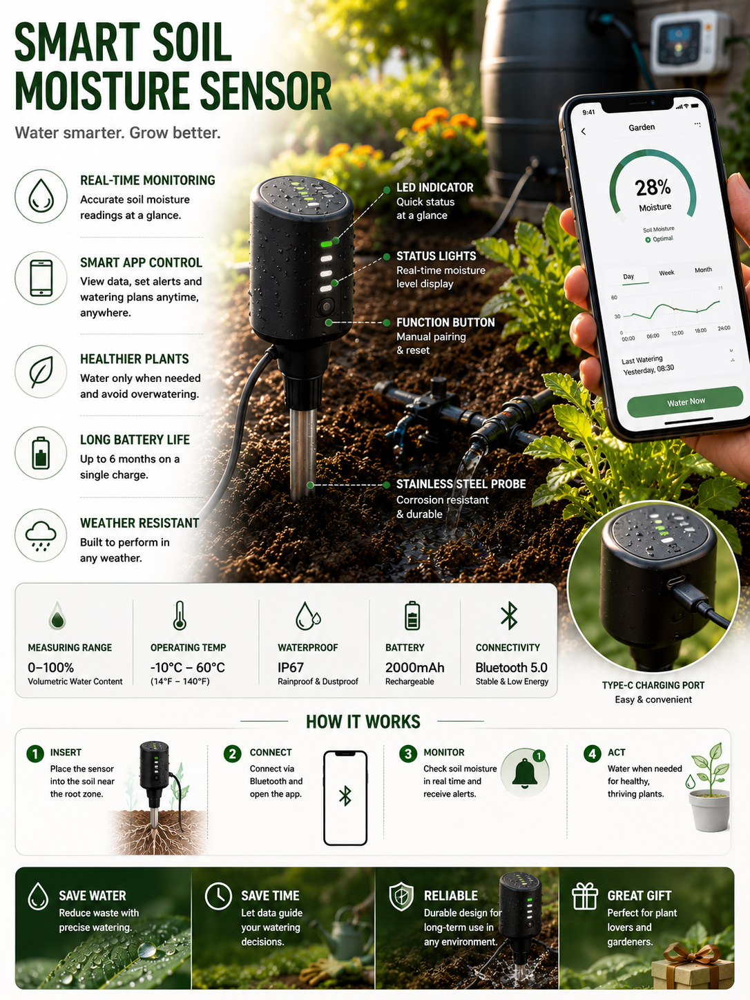 Automatic Indoor Houseplant Drip Irrigation Pump Kit